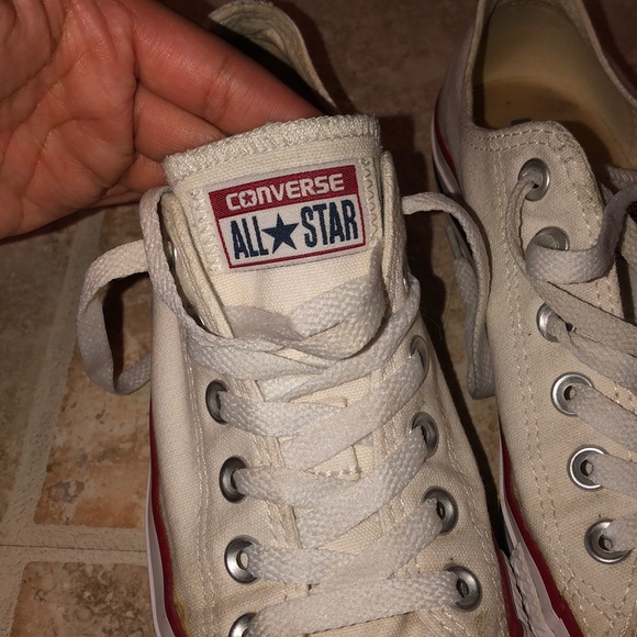 White All Star Converse Unisex - Picture 6 of 7